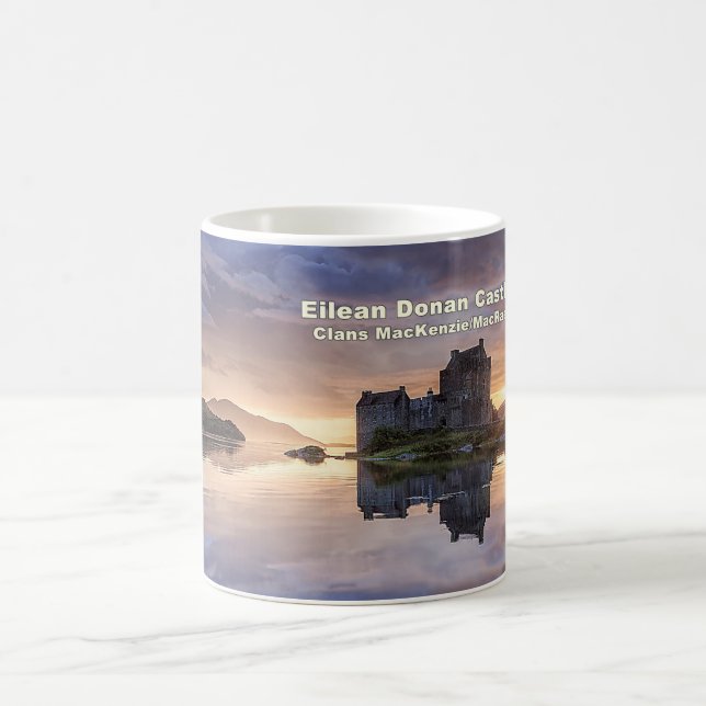 Taza De Café Castillo Eilean Donan - MacKenzie MacRae Clans (Centro)