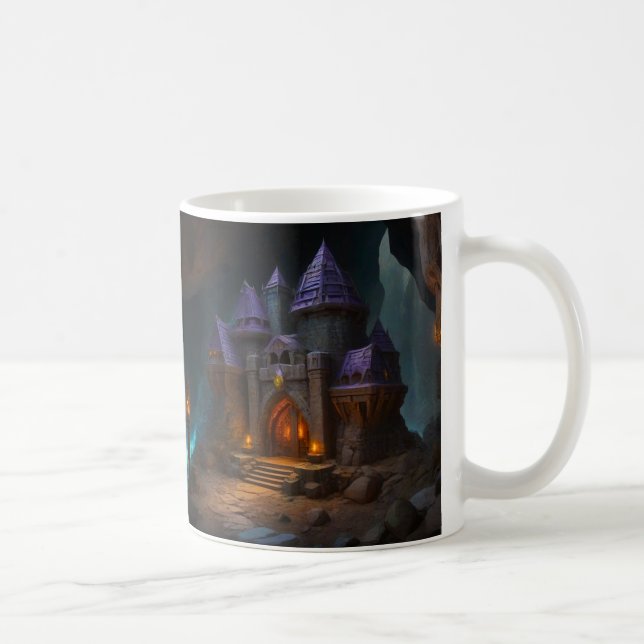 Taza De Café Castillo enano de la forja del herrero (Derecha)
