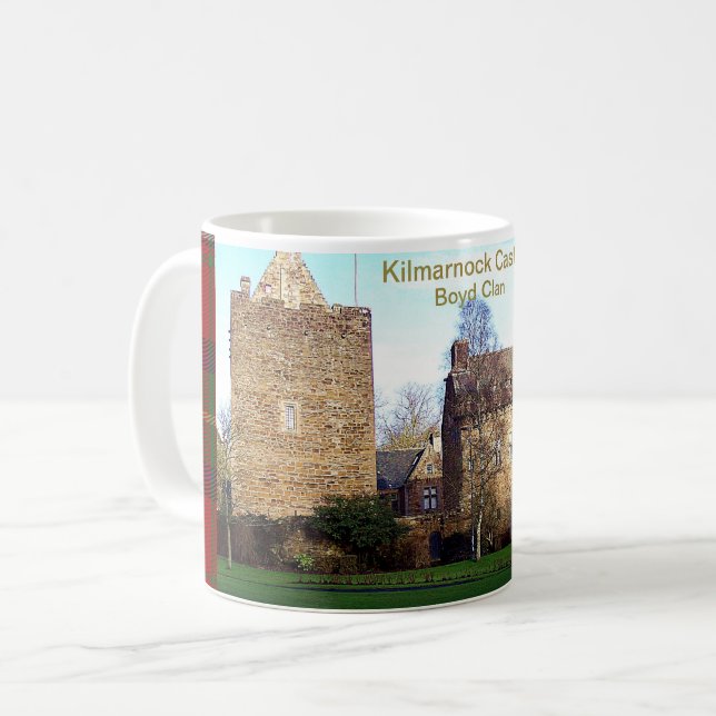 Taza De Café Castillo Kilmarnock - Boyd Clan Coffee Mug (Anverso izquierdo)