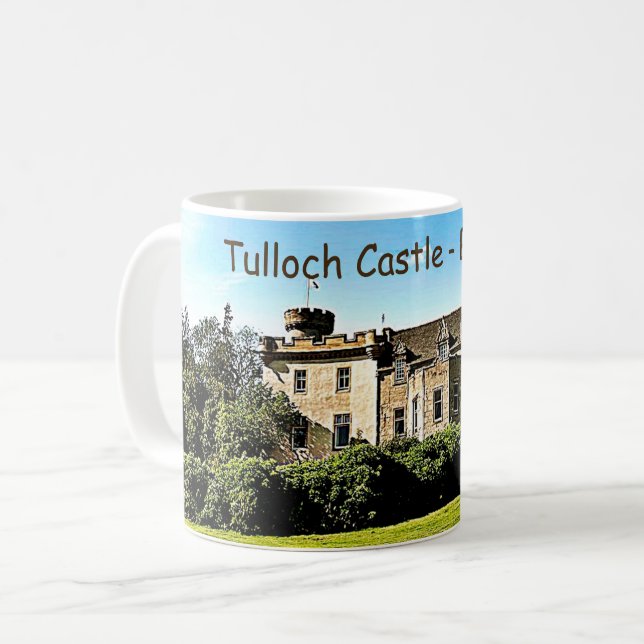 Taza De Café Castillo Tulloch - Clan Bain (Anverso izquierdo)