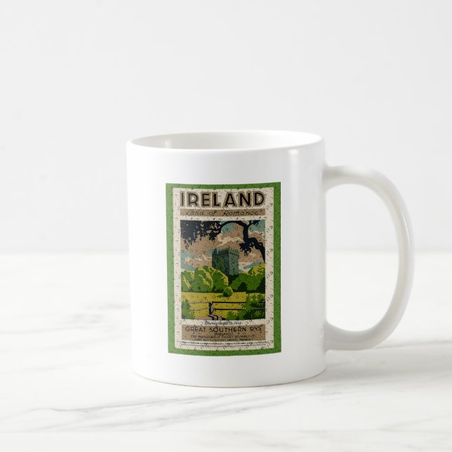 Taza De Café Castillo Vintage Blarney (Derecha)
