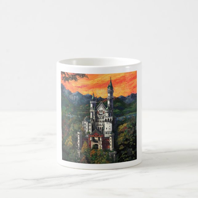 Taza De Café Castle Schloss Neuschwanstein (Centro)