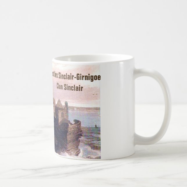 Taza De Café Castles Sinclair-Girnigoe - Clan Sinclair (Derecha)