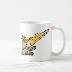 Taza De Café Castor del lápiz