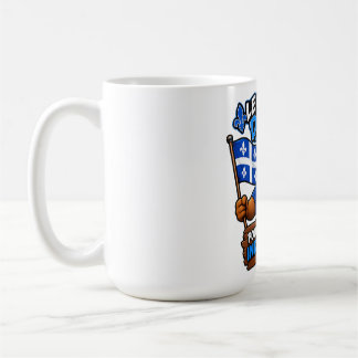Taza De Café Castor Québécois – Québec Indépendant – Humour Pol