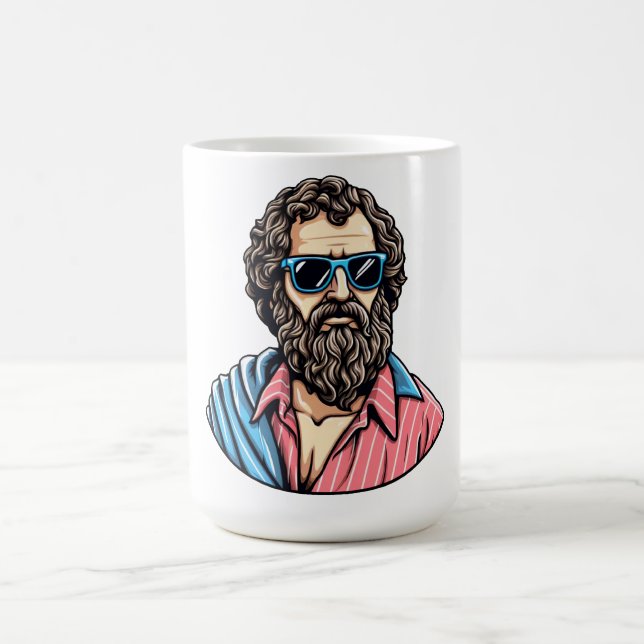 Taza De Café Casual Guay Philosopher Look (Centro)