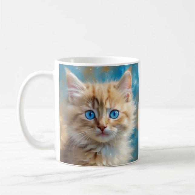 Taza De Café Cat-37823 Adorable Cute (Izquierda)
