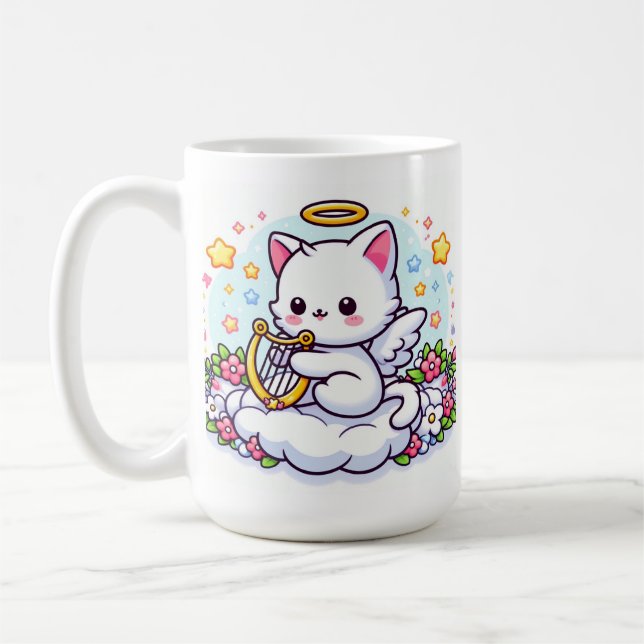 Taza De Café Cat Angel (Izquierda)