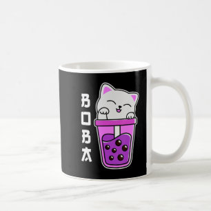 Taza De Café Cat Boba Anime Bubble Tea Neko Chicas Kawaii Chica
