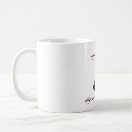 Taza De Café  Cat + Coffee = Claws” Minimalist Design 