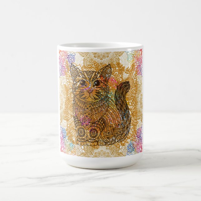 Taza De Café Cat Coffee Mug (Centro)