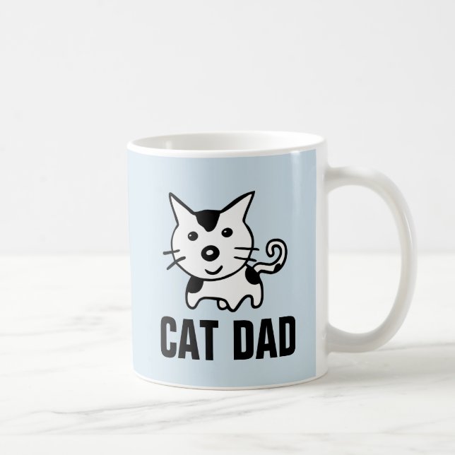 Taza De Café CAT DAD Coffee Mugs (Derecha)