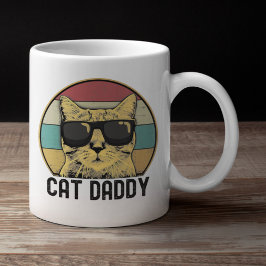 Taza De Café Cat Dad Funny Cat Lovers