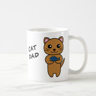 Taza De Café CAT DAD personalizado