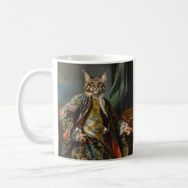 TAZA DE CAFÉ CAT DAD RENAISSANCE MAN COFFEE MUGS (Izquierda)