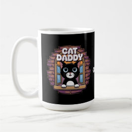 Taza De Café Cat Daddy Extraordinaire El Mejor Papá Gato De La