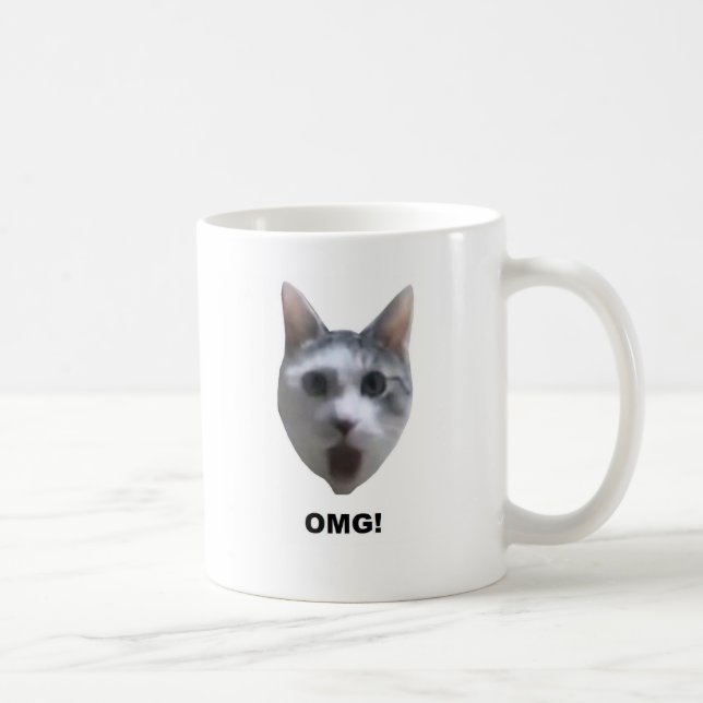 Taza De Café ¡CAT DE OMG! (qué lo tiene visto?) (Derecha)
