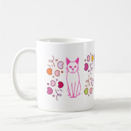 Taza De Café cat design mug