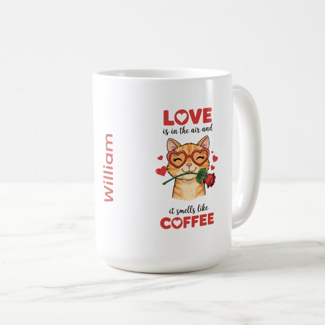 Taza De Café Cat Express Your Love Mug (Anverso derecho)