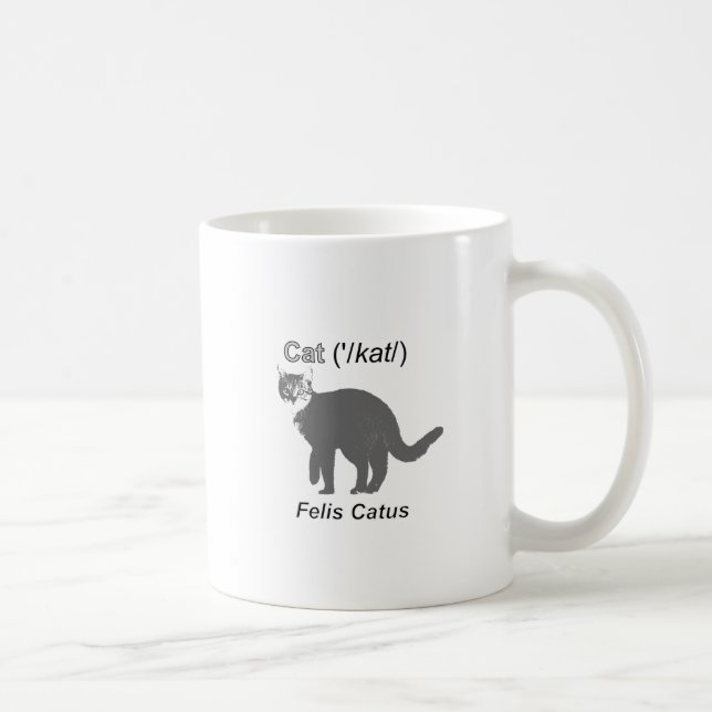 Taza De Café Cat Felis Catus (Derecha)