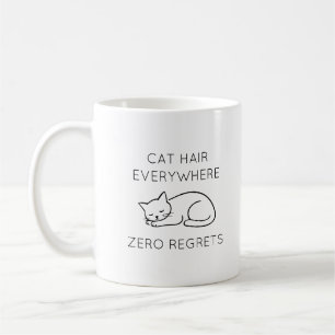 Taza De Café Cat hair everywhere zero regrets