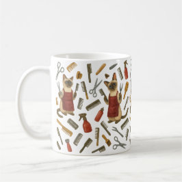 Taza De Café Cat Hairdresser Pet Grooming for Cat lovers