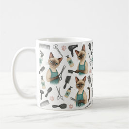 Taza De Café Cat Hairdresser Pet Grooming for Cat lovers