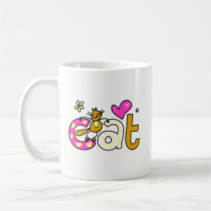 Taza De Café CAT Love Coffee Mug