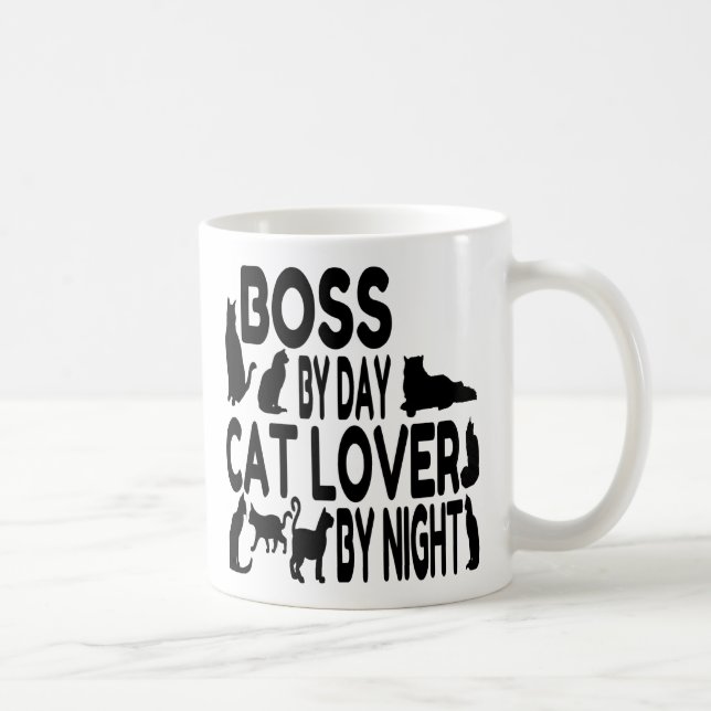 Taza De Café Cat Lover Boss (Derecha)
