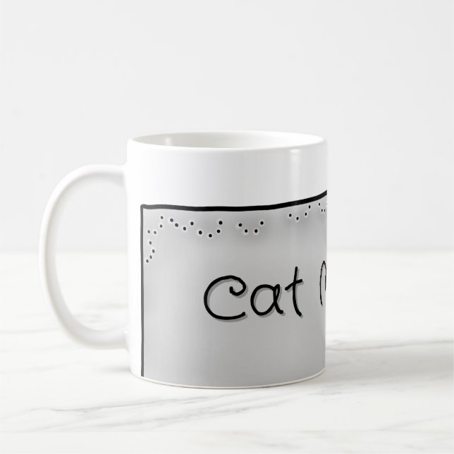 Taza De Café Cat Mama Cat Chomping (Izquierda)