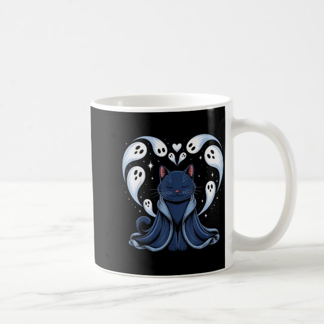Taza De Café Cat Meme Wizard Soky Fantasy Kitty  (Derecha)