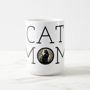 Taza De Café Cat Mom Black Cat Coffee Mug