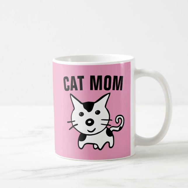 TAZA DE CAFÉ CAT MOM COFFEE MUGS (Derecha)