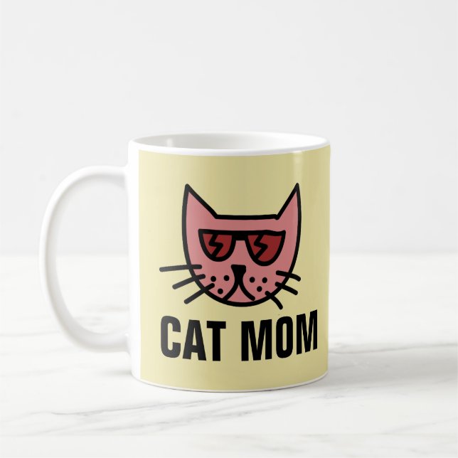 Taza De Café CAT MOM Coffee mugs (Izquierda)