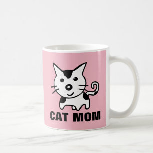 TAZA DE CAFÉ CAT MOM PINK COFFEE MUGS