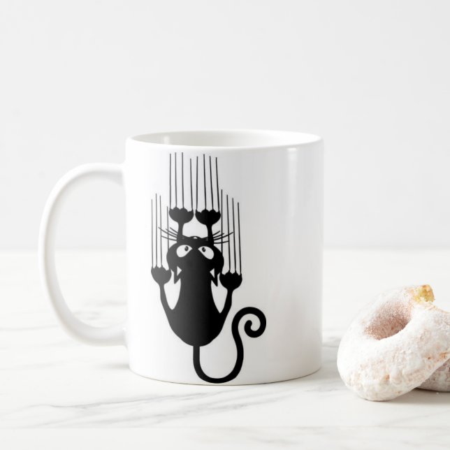 Taza De Café cat mug (Con donut)