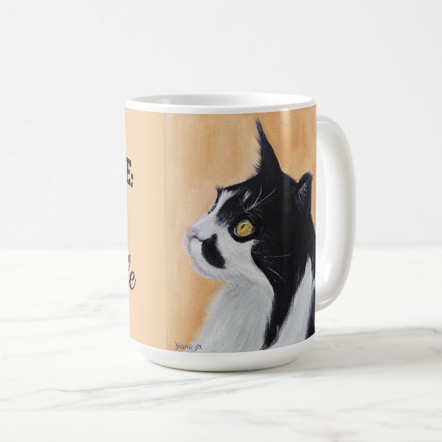 Taza De Café Cat mug catitude it's a lifestyle (Anverso derecho)