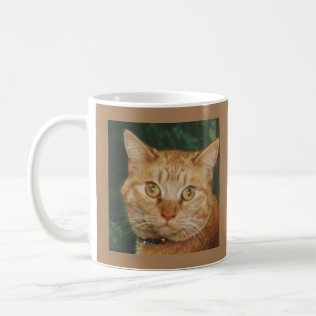 Taza De Café Cat Mug Eat Purr Love (Izquierda)