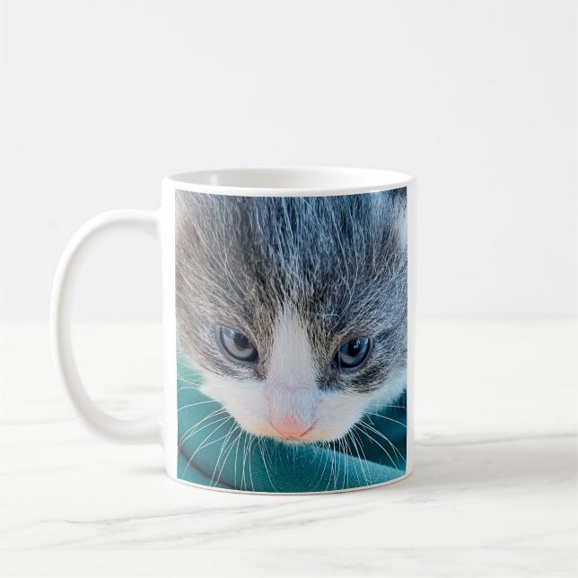 Taza De Café Cat Mug, Morning Mood, Funny Mug (Izquierda)