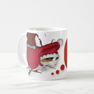 Taza De Café Cat Mug Wishing Merry Christmas