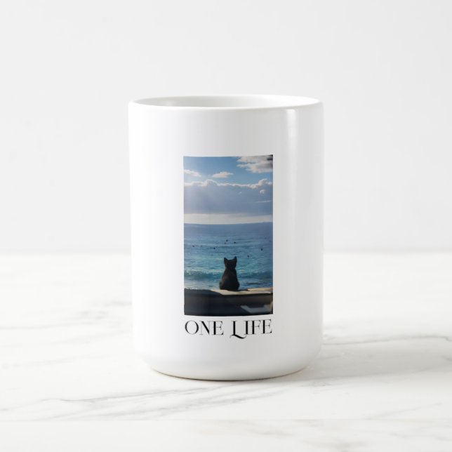 Taza De Café Cat One Life  (Centro)