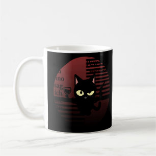 Taza De Café Cat Pew Pew Madafaca Vintage Graph Crazy Cat