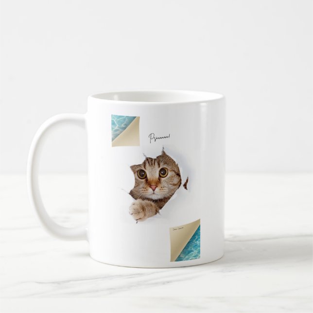 Taza De Café Cat Psiu (Izquierda)