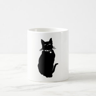 Taza De Café Cat Silhouette