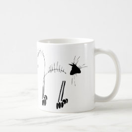 Taza De Café Cat Skeleton