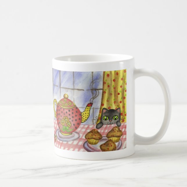 Taza De Café Cat Teapot Mug (Derecha)