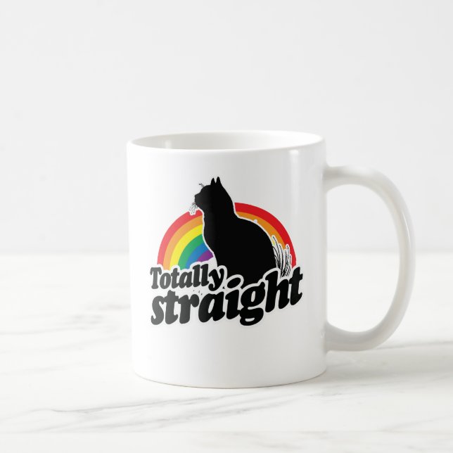 TAZA DE CAFÉ CAT TOTALMENTE RECTO - BLANCO - BLANCO - .PNG (Derecha)