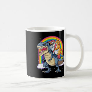 Taza De Café Cat Unicorn Riding Dinosaur T Rex Kitten Lover Spa