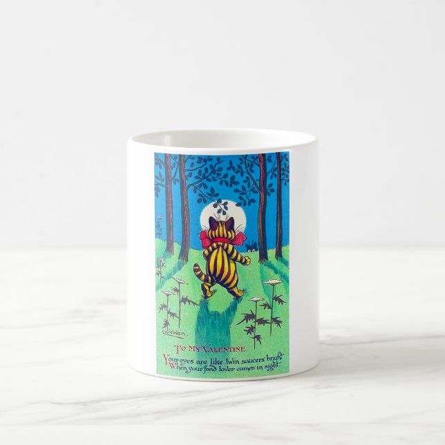Taza De Café Cat Valentine, Louis Wain (Centro)