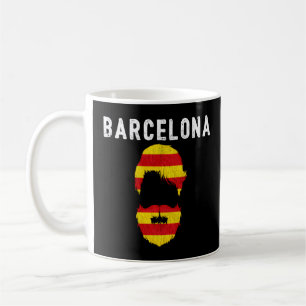 Taza De Café Cataluña de la Bandera de Barcelona de recuerdo